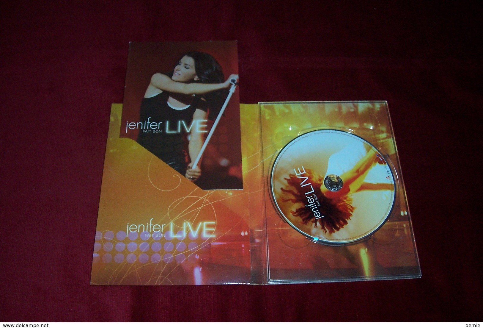 JENIFER FAIT SON LIVE  20 TITRES + BONUS  + 1 LIVRET DE PHOTOS INEDITES - Musik-DVD's