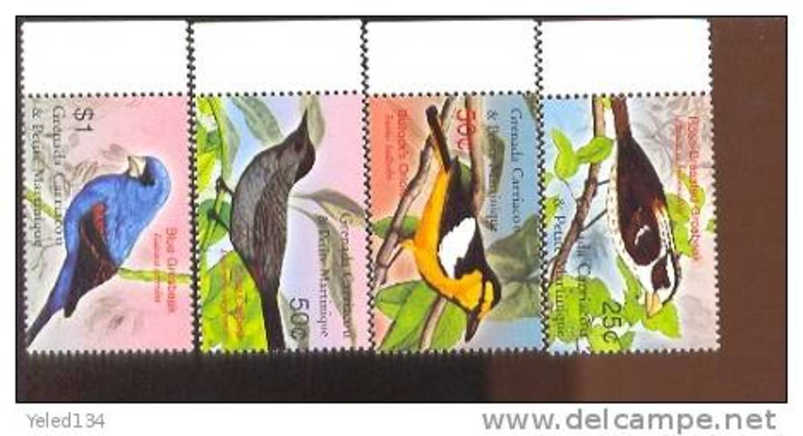 GRENADA  GR   2496-9 MINT NEVER HINGED SET OF STAMPS OF BIRDS   #  S-540   ( - Sonstige & Ohne Zuordnung