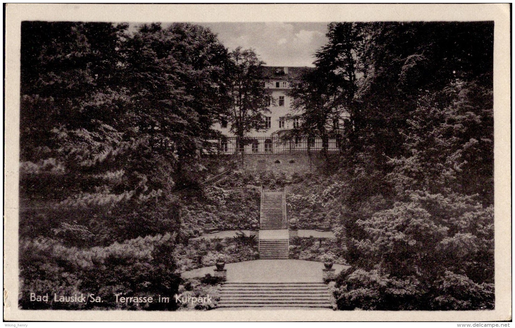 Bad Lausick - S/w Terrasse Im Kurpark - Bad Lausick