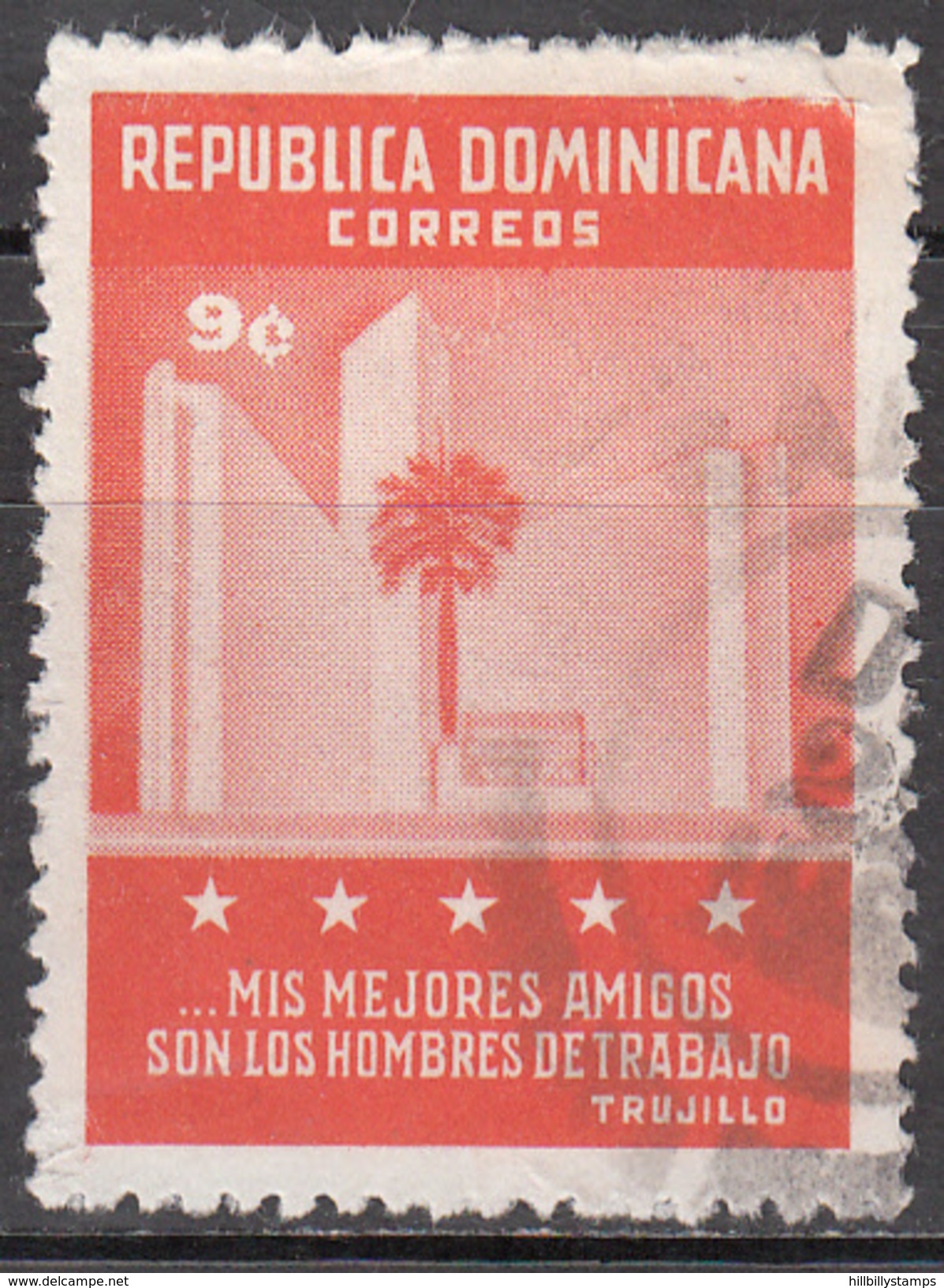 DOMINICAN REPUBLIC       SCOTT NO. 552      USED     YEAR  1961 - Repubblica Domenicana