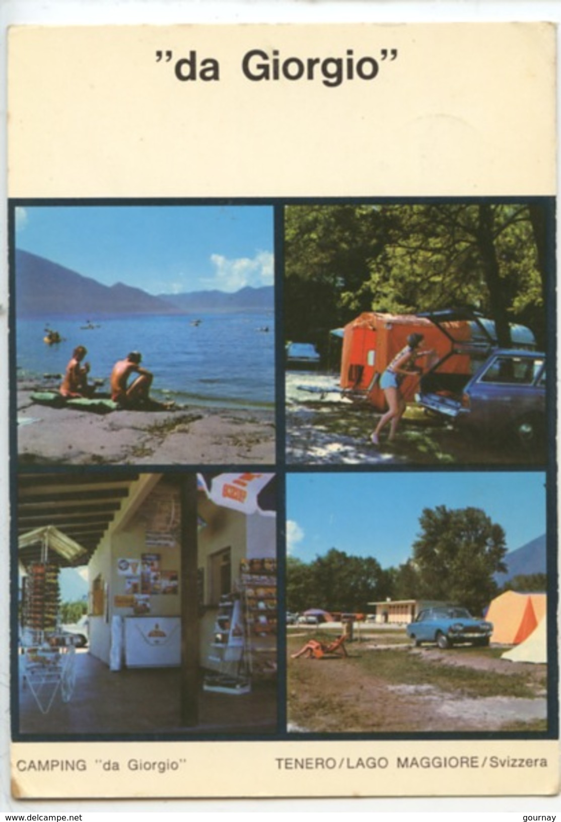Suisse TENERO :  Camping "Da Giorgio" Multivues - Tenero-Contra