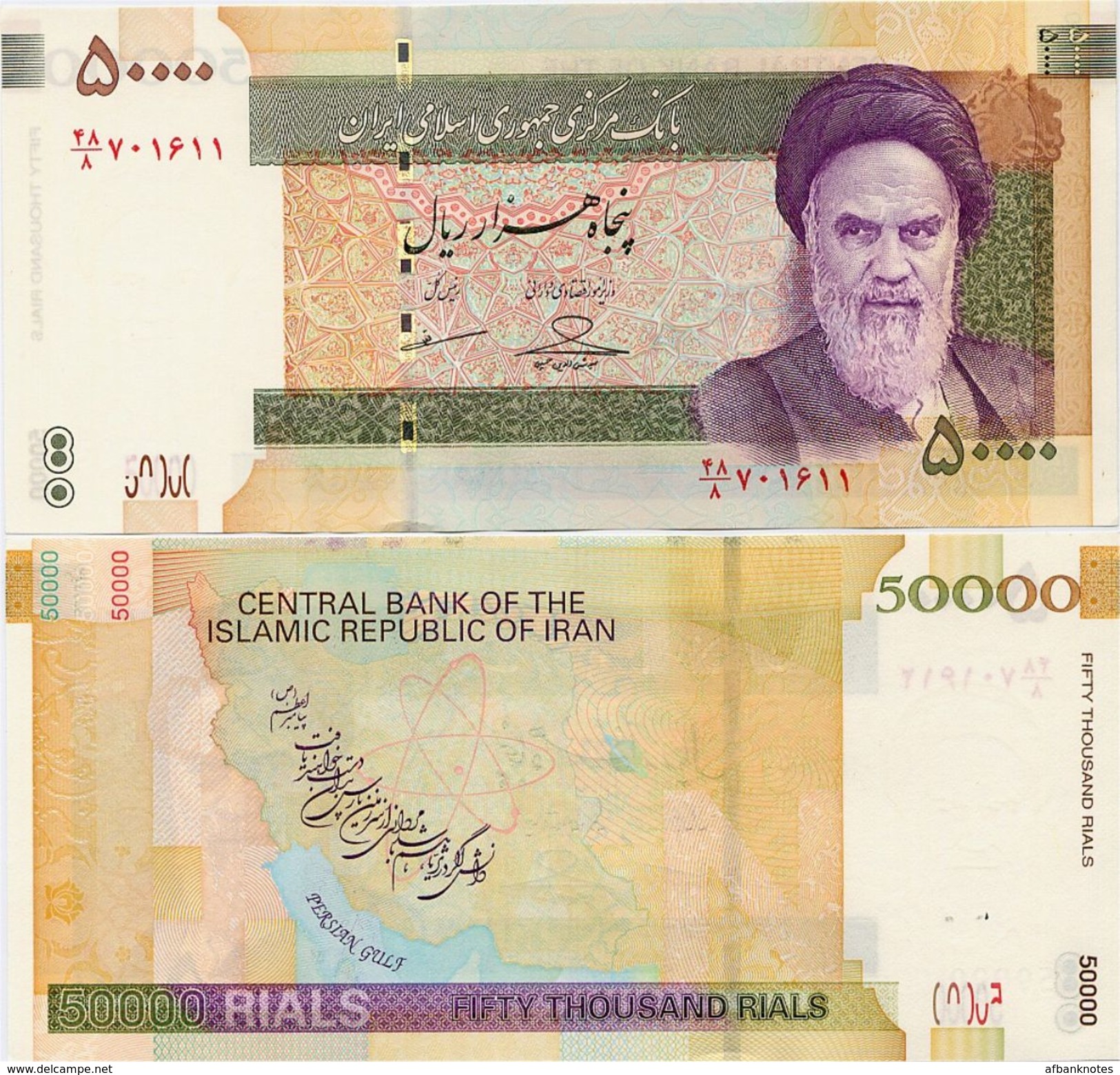 IRAN       50,000 Rials       P-149[c]       ND (2008)      UNC  [ Sign. 35 ] - [ 50000 ] - Iran