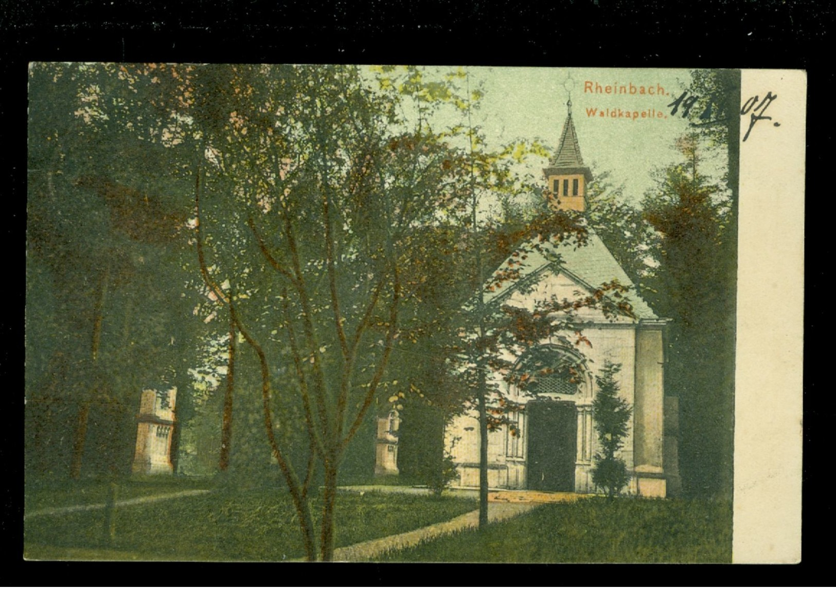 Ambulant  Bahnpost  EUSKIRCHEN - BONN  1907  Op Kaart Rheinbach    ( 2805 ) - Sonstige & Ohne Zuordnung