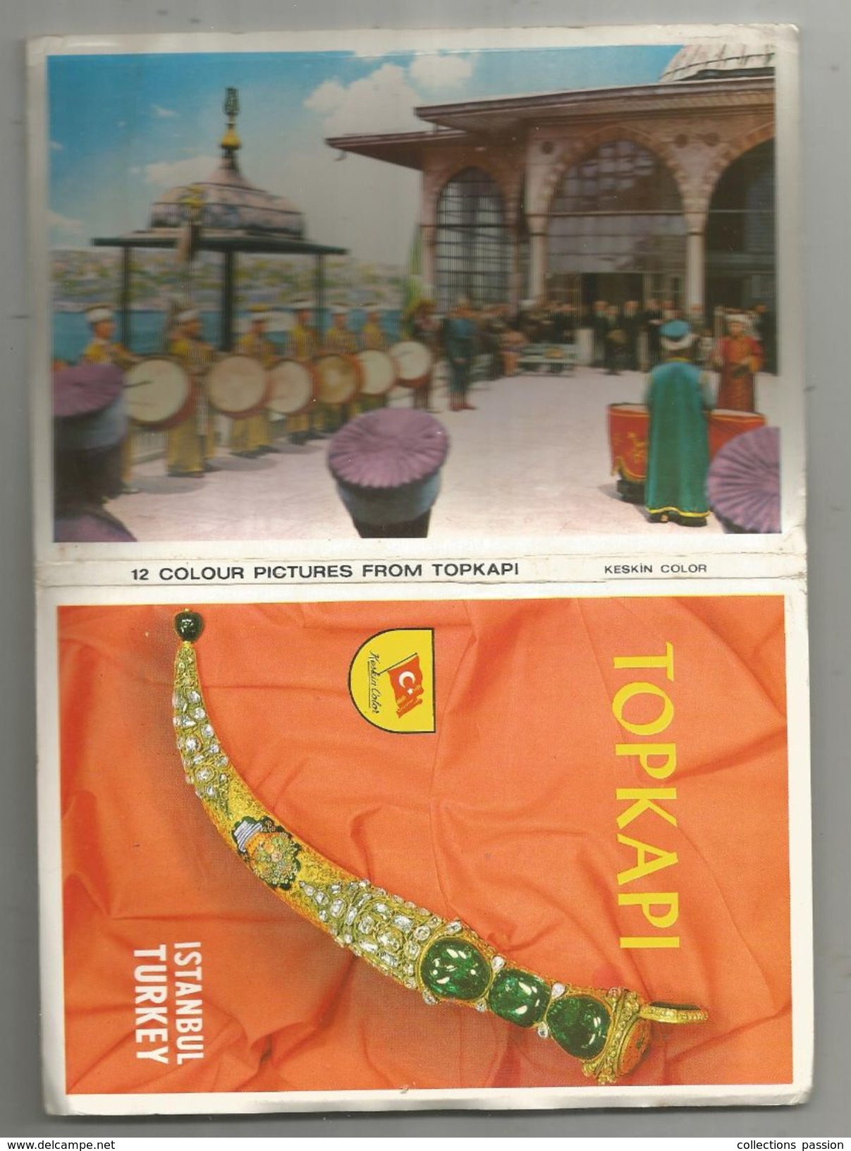 Cp , Objets D'art , Turkey , Turquie , Istanbul , TOPKAPI , 3 Scans , Pochette De 12 CARTES POSTALES - Kunstvoorwerpen