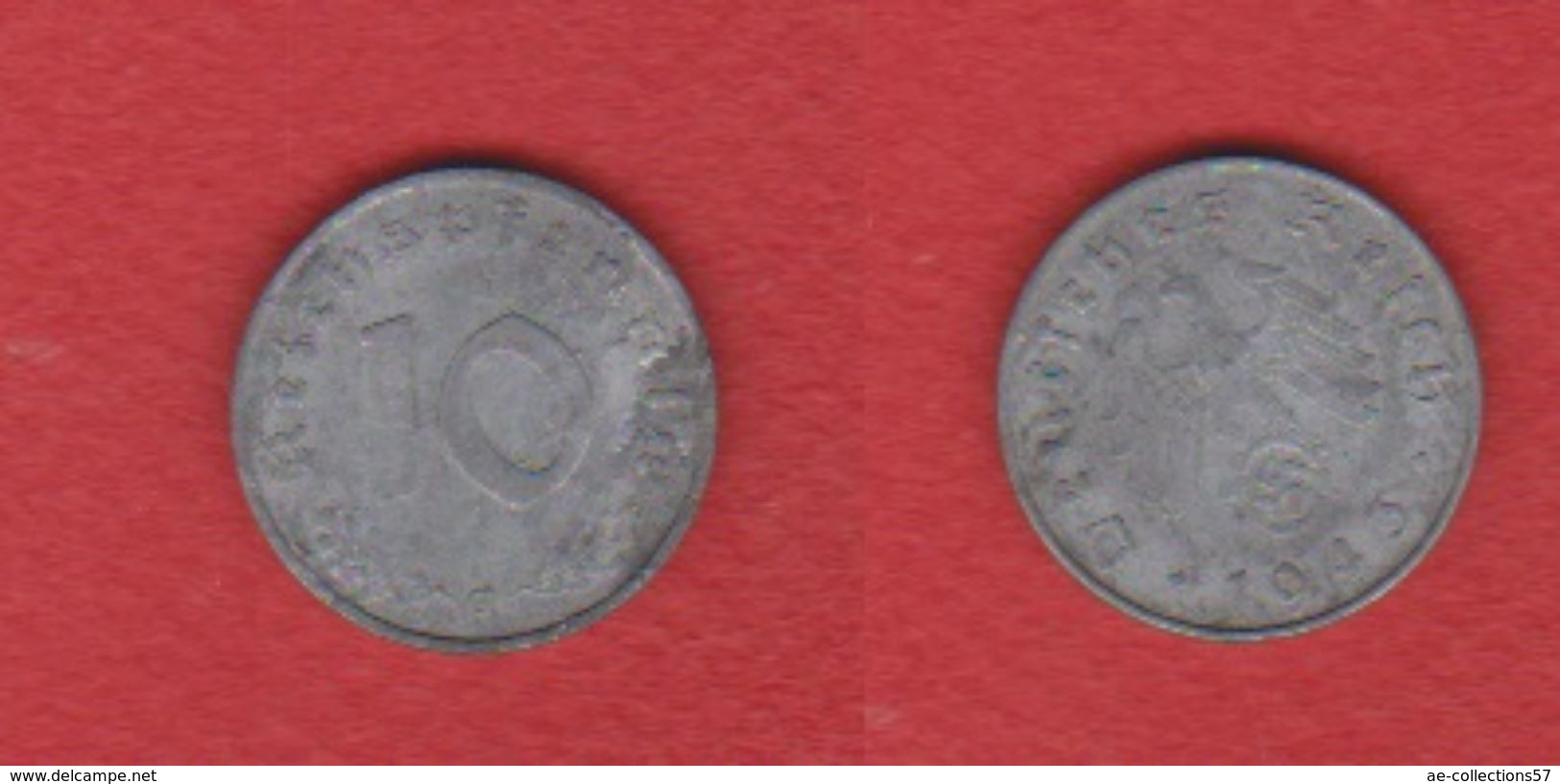 Allemagne / 10 Reichspfennig 1943 G  / KM 101 / TB+ / RARE - 10 Reichspfennig