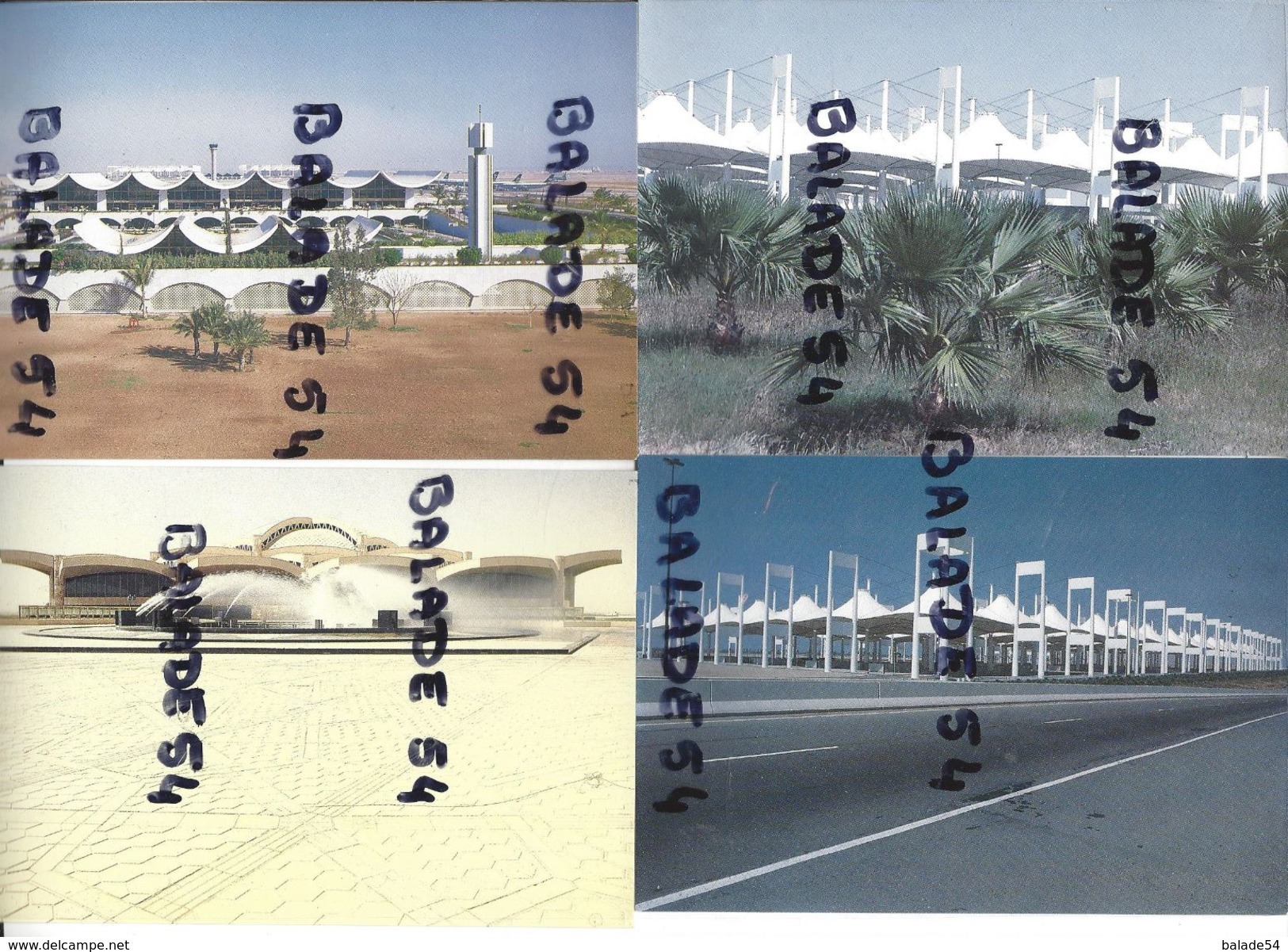 Lot De 15 CPM - King Abdulaziz International AIRPORT In JEDDAH "Airports Projects" Toutes Scannées - Arabia Saudita