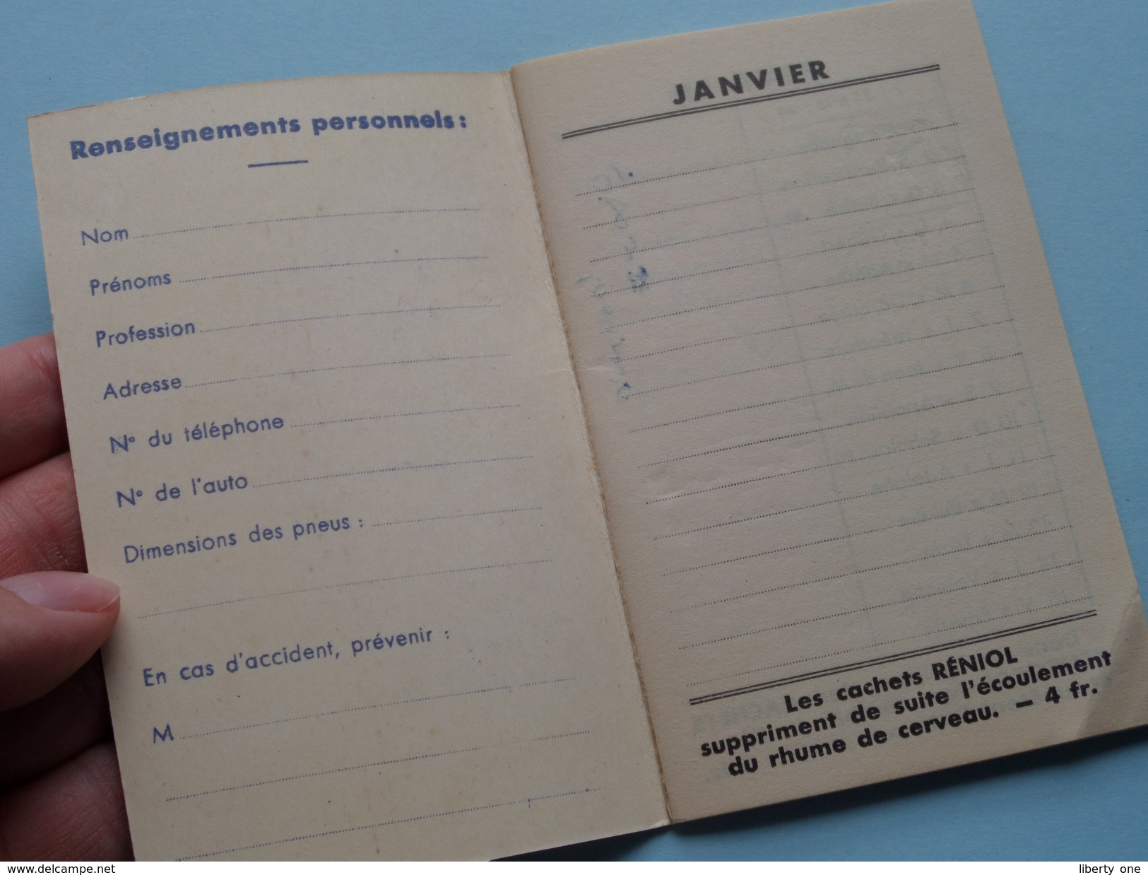 Agenda 1935 Hygiène Et Santé CFP - Anno 1935 ( Voir Photo Svp / Zie Foto Details ) !! - Autres & Non Classés