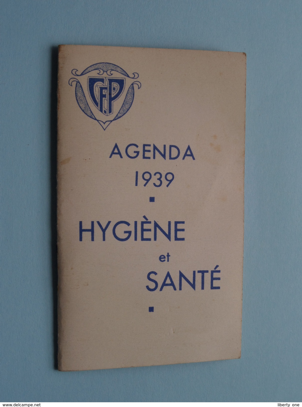 Agenda 1939 Hygiène Et Santé CFP - Anno 1939 ( Voir Photo Svp / Zie Foto Details ) !! - Autres & Non Classés