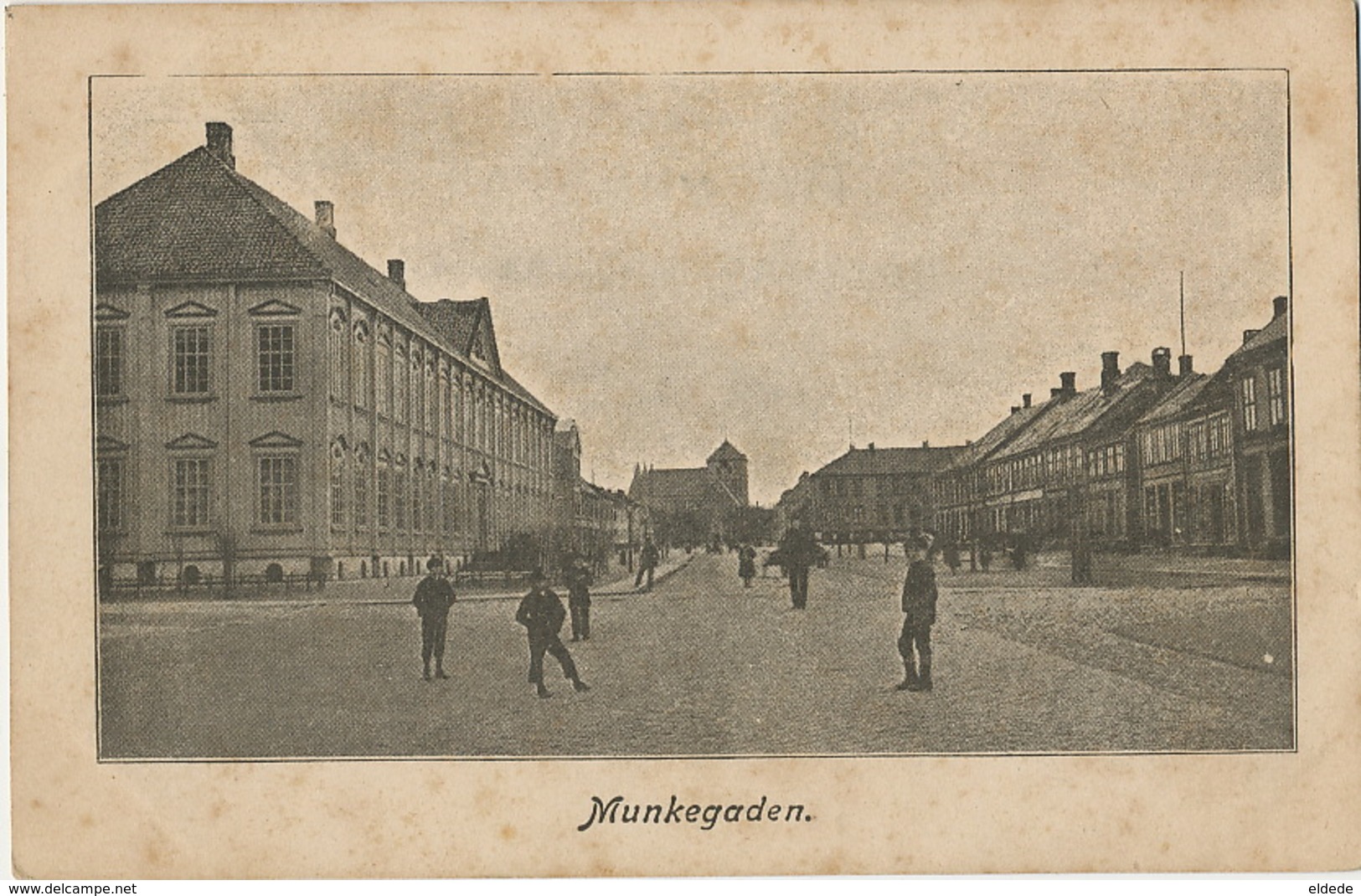 Munkegaden  Undivided Back Before 1903 - Norway