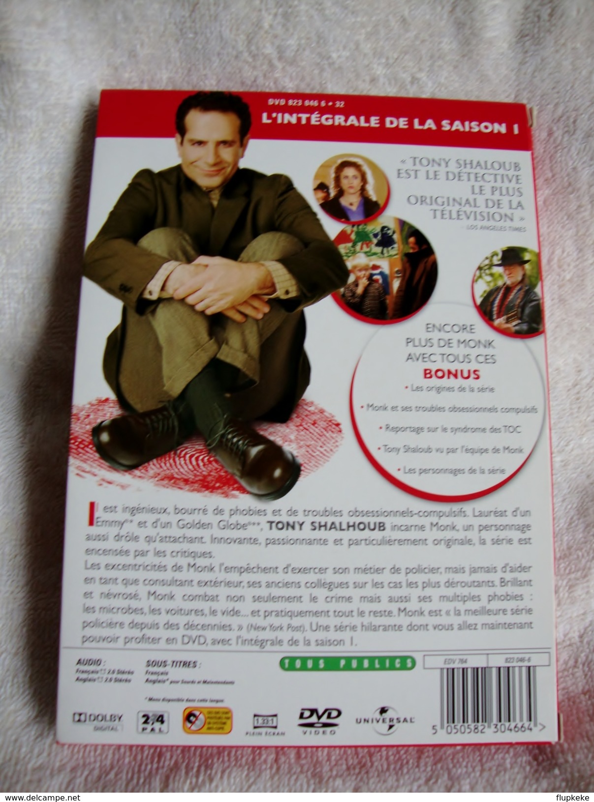 Dvd Zone 2 Monk - Saison 1 (2002) Vf+Vostfr - TV-Reeksen En Programma's