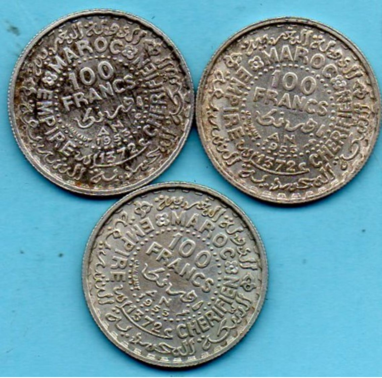 C35/  MAROC / MOROCCO  100 Francs  1953  Silver  French Protectorate 1 Coin - Maroc