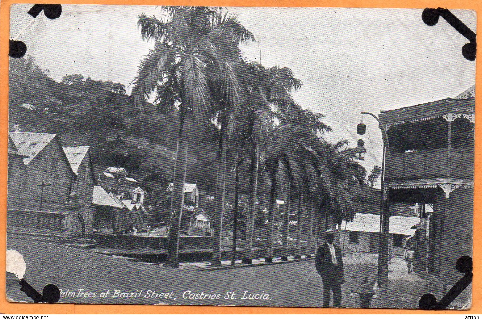 Saint Lucia BWI 1910 Postcard - Saint Lucia