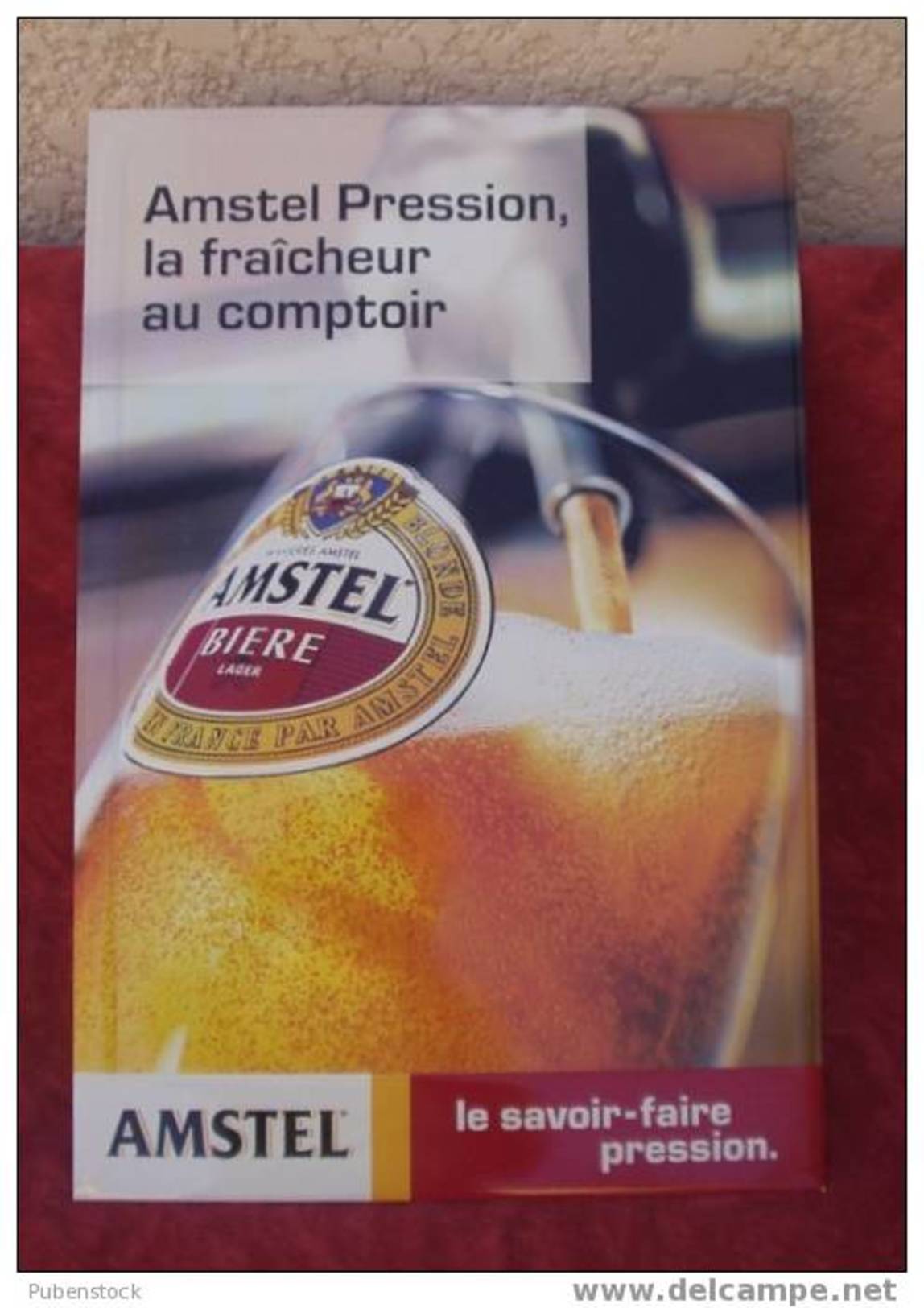 Plaque Métal "AMSTEL" Bière - Plaques En Tôle (après 1960)