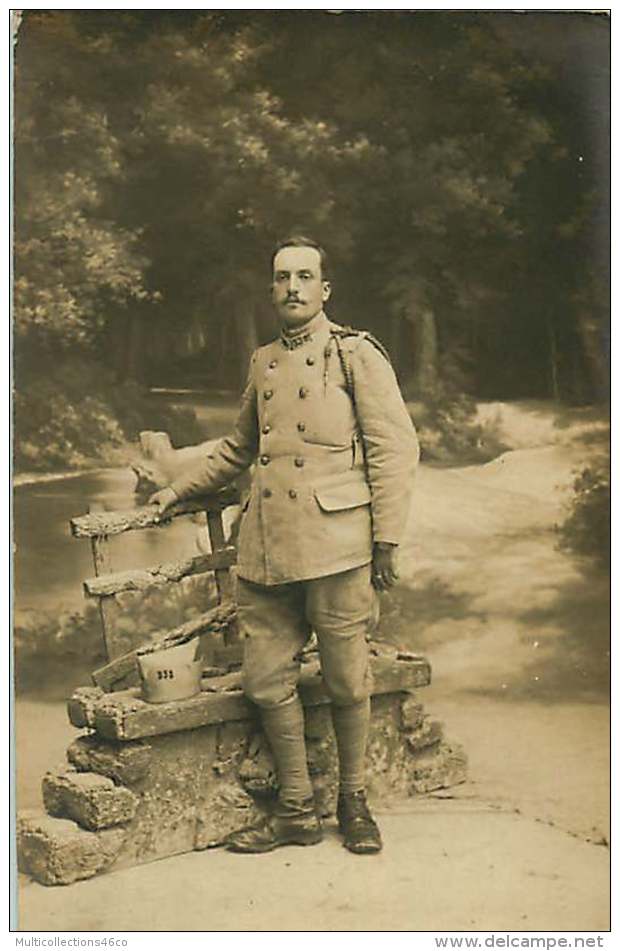 MILITARIA - 300717 - CARTE PHOTO Militaire - POILU DU 332e RI JC RIOUFOL - Guerre 1914-18