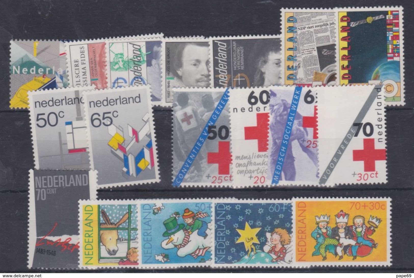 Pays-Bas N° 1197 / 1214 XX : Année 1983 En Timbres-poste Complète Les 18 Valeurs Sans Charnière TB - Années Complètes