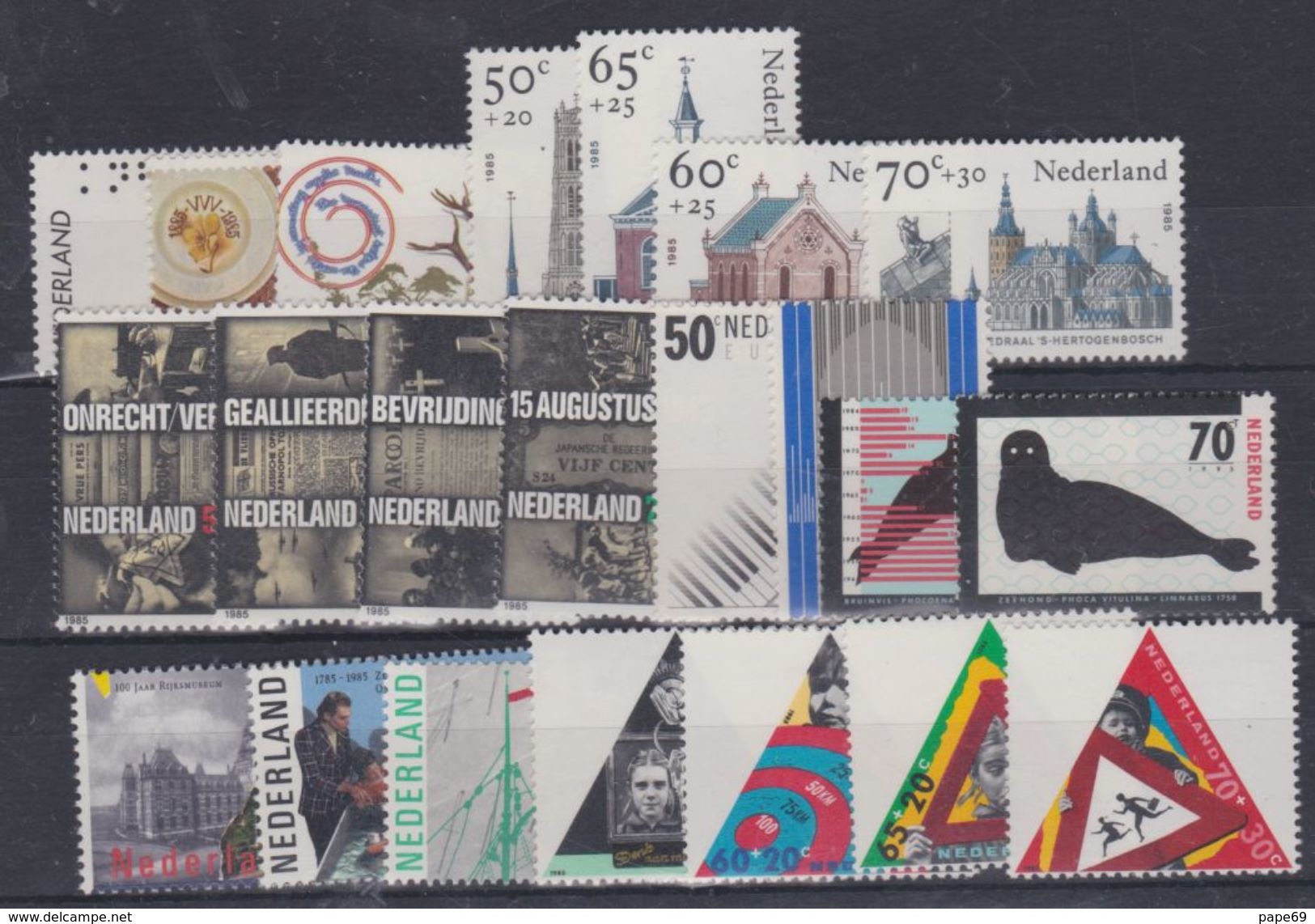 Pays-Bas N° 1233 / 54 XX : Année 1985 En Timbres-poste Complète Les 22 Valeurs Sans Charnière TB - Volledig Jaar