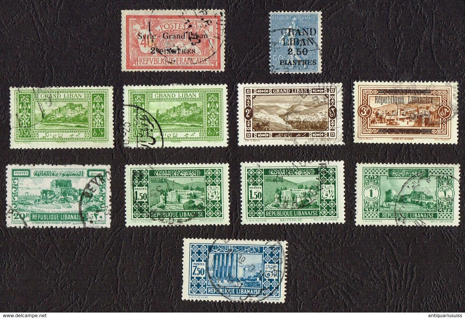 43x Stamps - GRAND LIBAN - Republique Libanaise - LIBAN - Poste Ariene - Liban