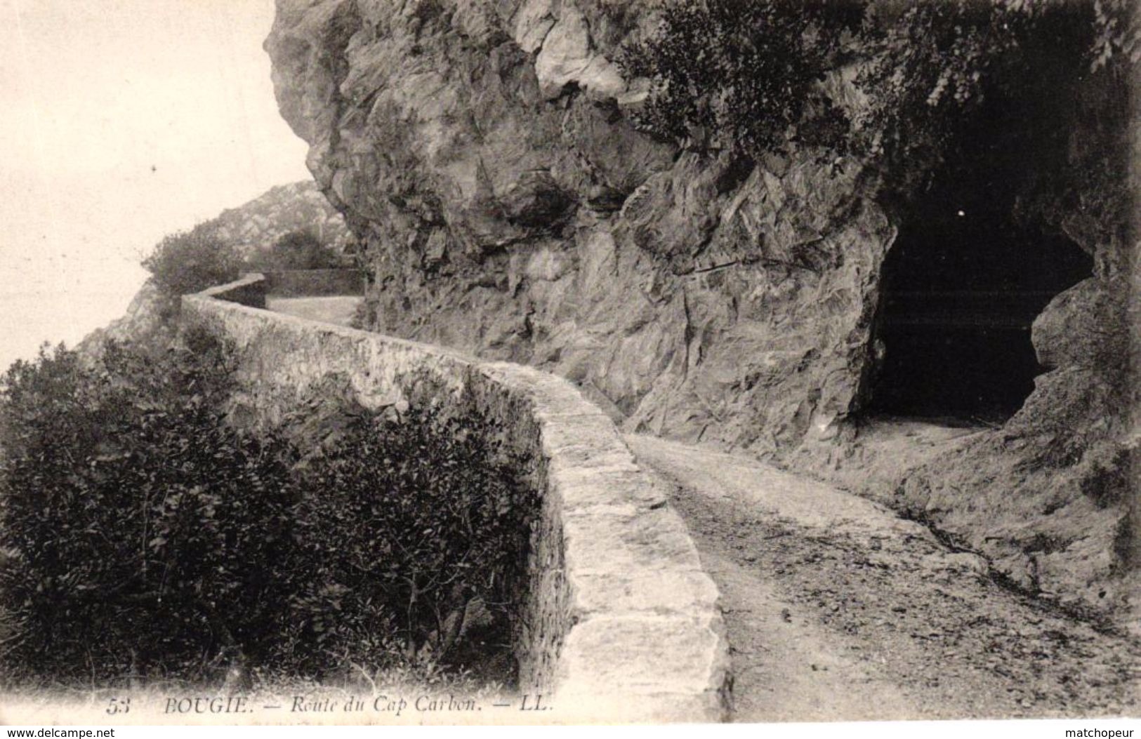 ALGERIE - BOUGIE ROUTE DE CAP CARBON - Bejaia (Bougie)