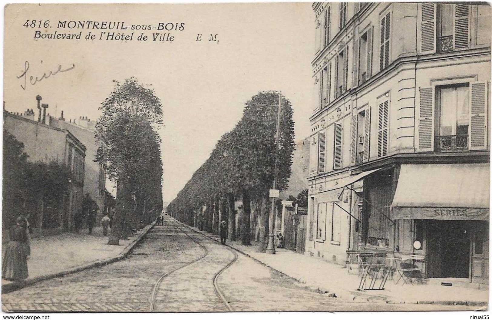 Seine St Denis MONTREUIL SOUS BOIS Boulevard De L'hôtel De Ville - Montreuil