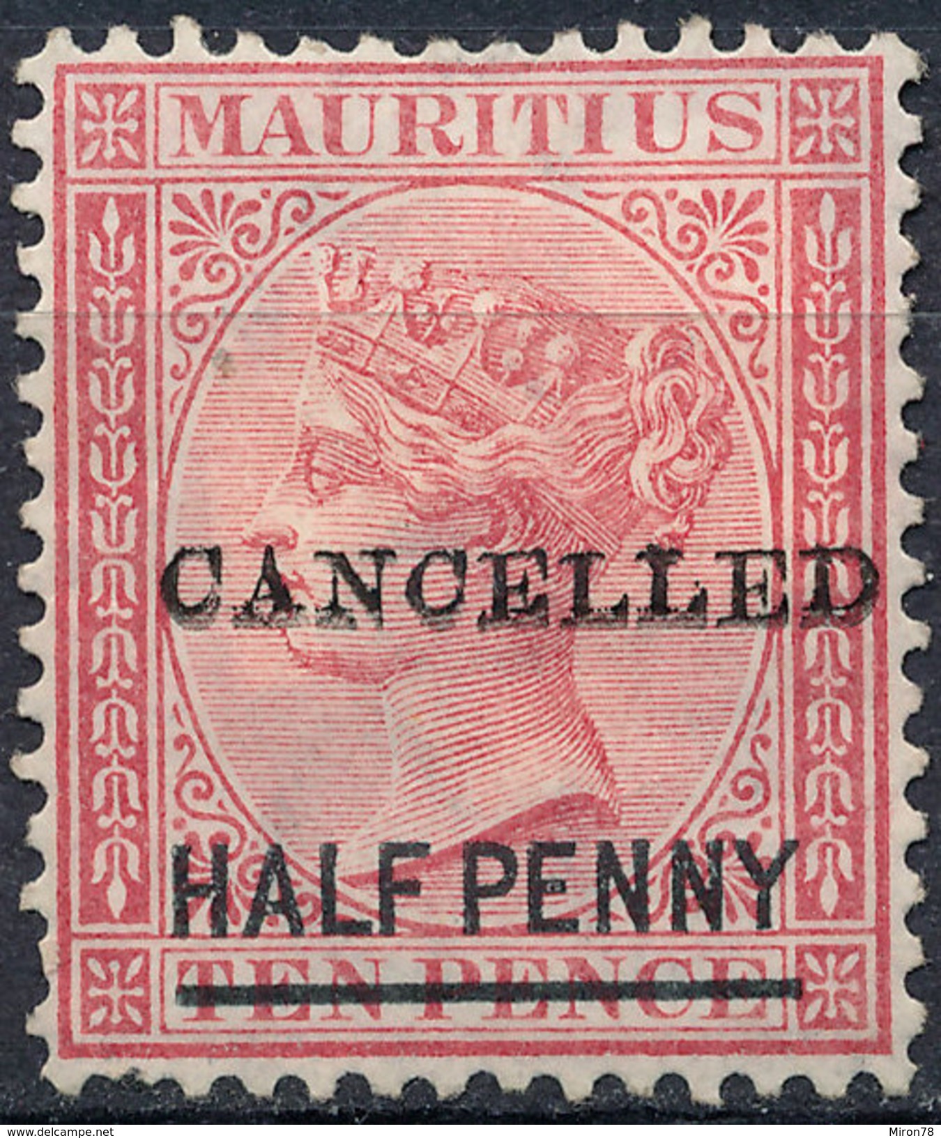 Stamp MAURITIUS 1876 Used Lot#21 - Maurice (...-1967)