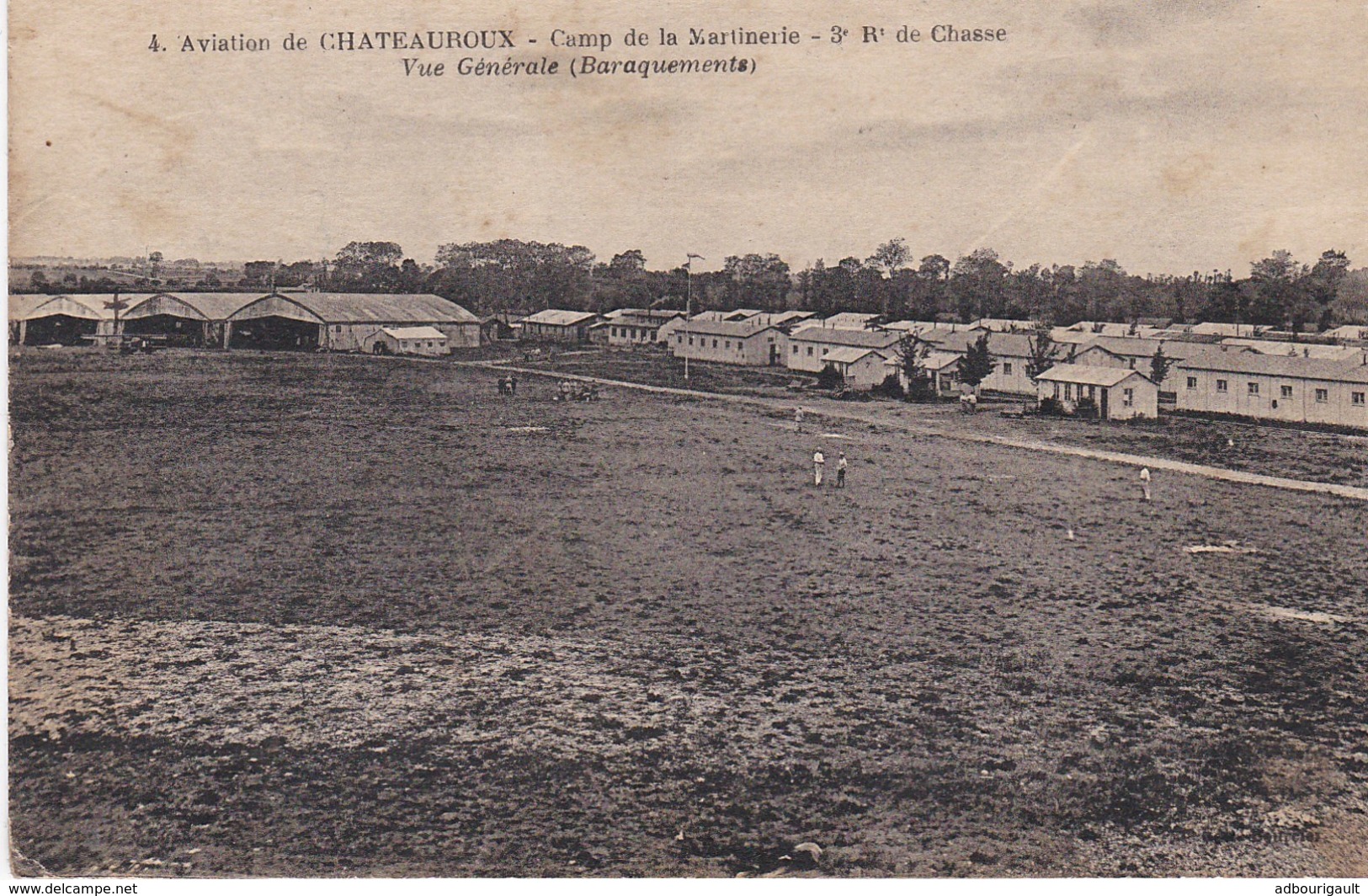 Chateauroux Aviation Camp De La Martinerie 3 Regiment De Chasse Vue Generale Baraquement - Chateauroux