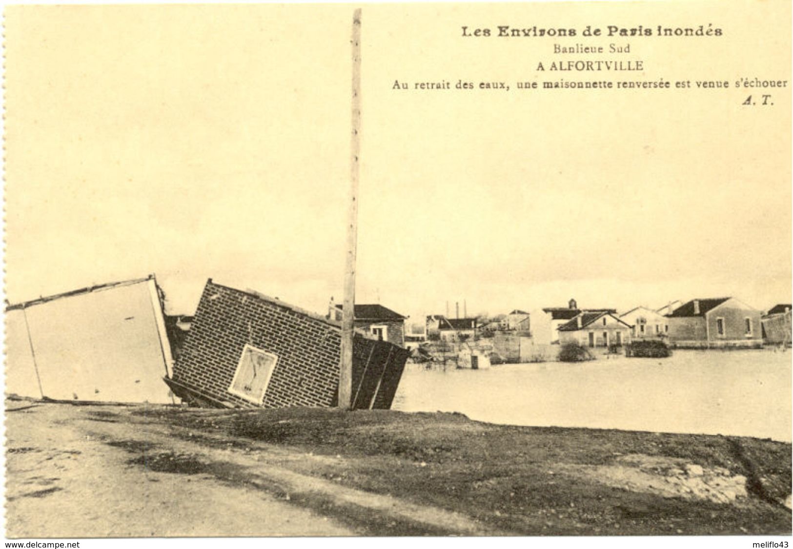 94/CPA  : Alfortville (Paris Inondé) - Alfortville