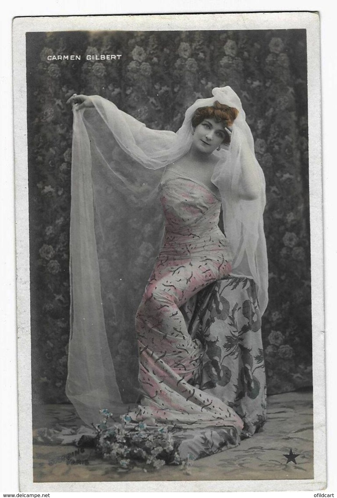 Carmen Gilbert - Artiste De La Belle époque - Carte Postale Ancienne -  Femme Lady Frau - Artistes