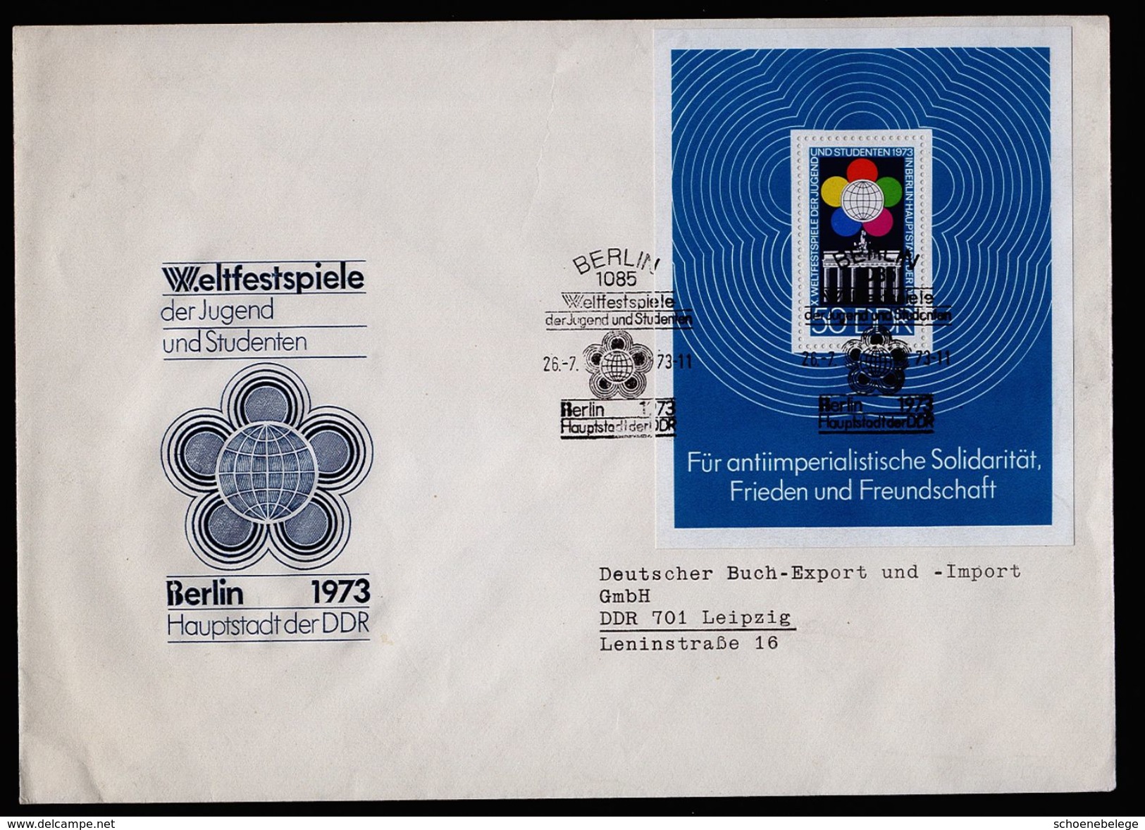 A4748) DDR 3 Verschied. Seltene FDC Mi. Block 37, 38 Und 39 - Autres & Non Classés