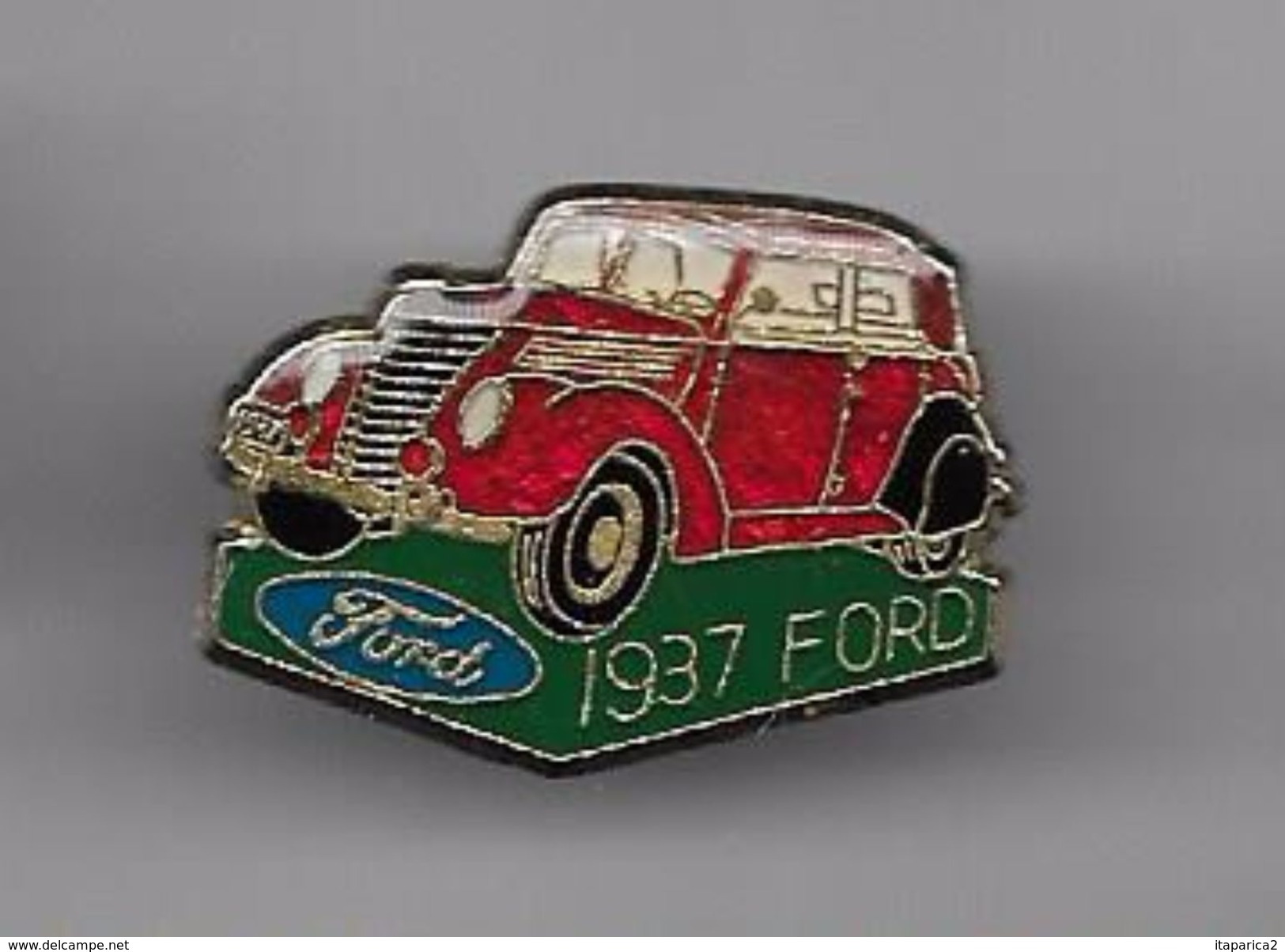 PINS AUTOMOBILE FORD 1937  / Base Dorée / 33NAT - Ford