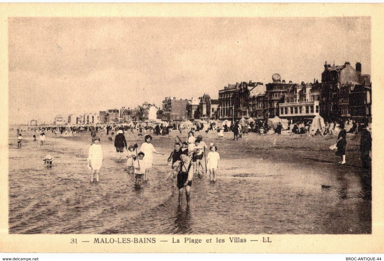 CPA N°4327 - LOT DE 8 CARTES DE DUNKERQUE - MALO LES BAINS - LA PLAGE