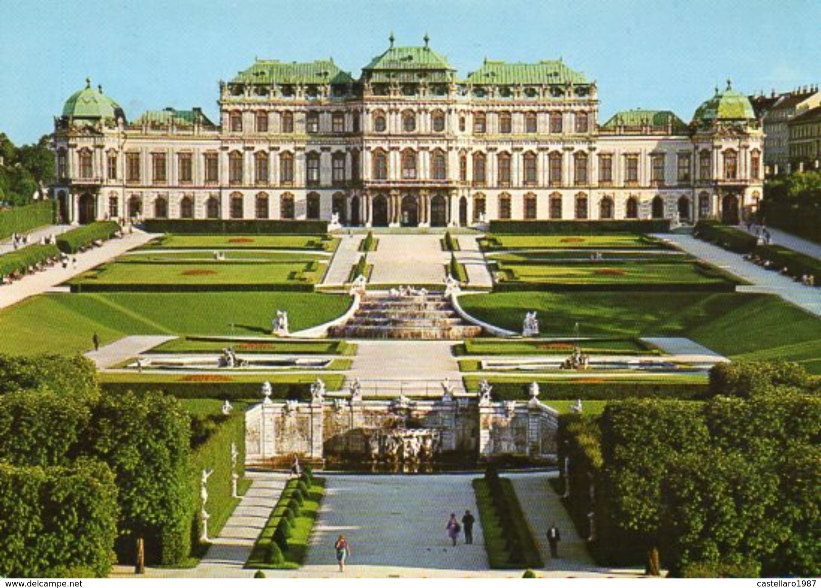 Wien III. Oberes Belvedere, Erbaut 1721 - 1723 Von Johann Lucas Von Hildebrandt Als Sommerschloß Des Prinzen Eugen - Belvedere