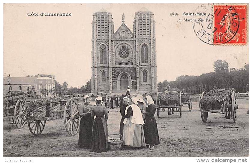 Saint Malo      35         Marché Aux Pommes De Terre       (voir Scan) - Saint Malo