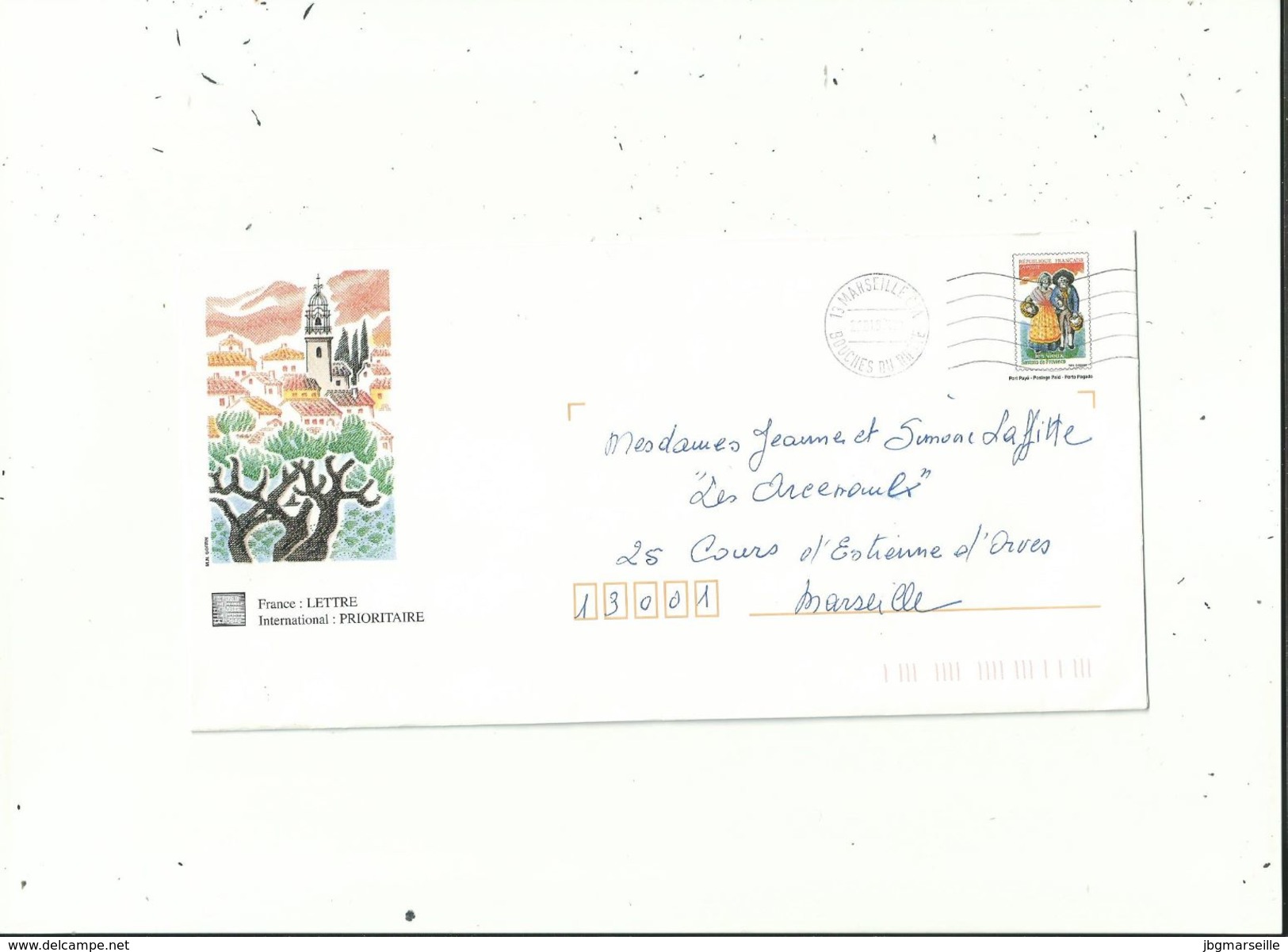 3L 1996 Avec  Découpe De Documentation Philatélique " SANTON ".en Guise De Timbres + 1 PaP.( Réel)....... à Voir..... - Briefe U. Dokumente