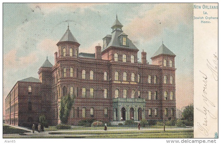 Jewish Orphans Home New Orleans Louisiana, Architecture, C1900s Vintage Tuck #2474 Postcard - Jewish