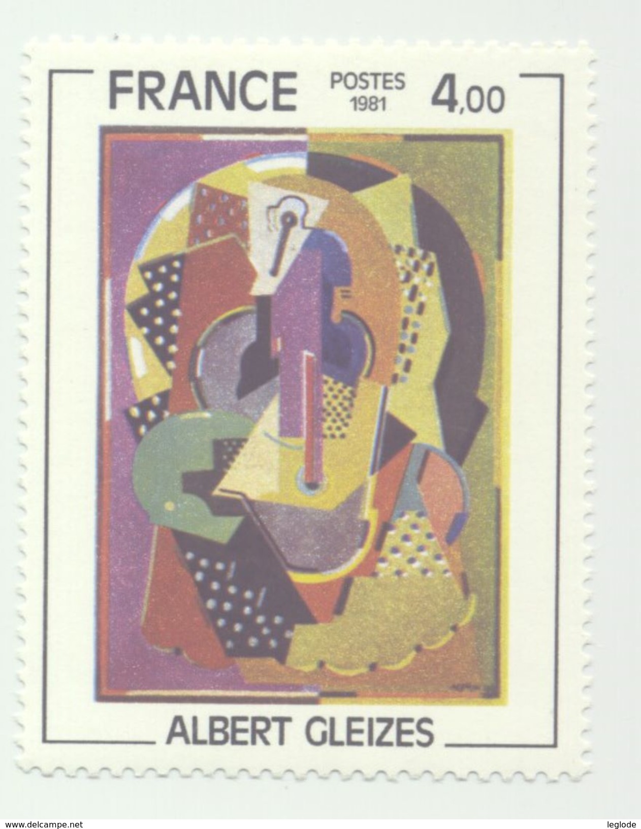 2137 - Série Artistique - Albert Gleizes (1981) - Ungebraucht