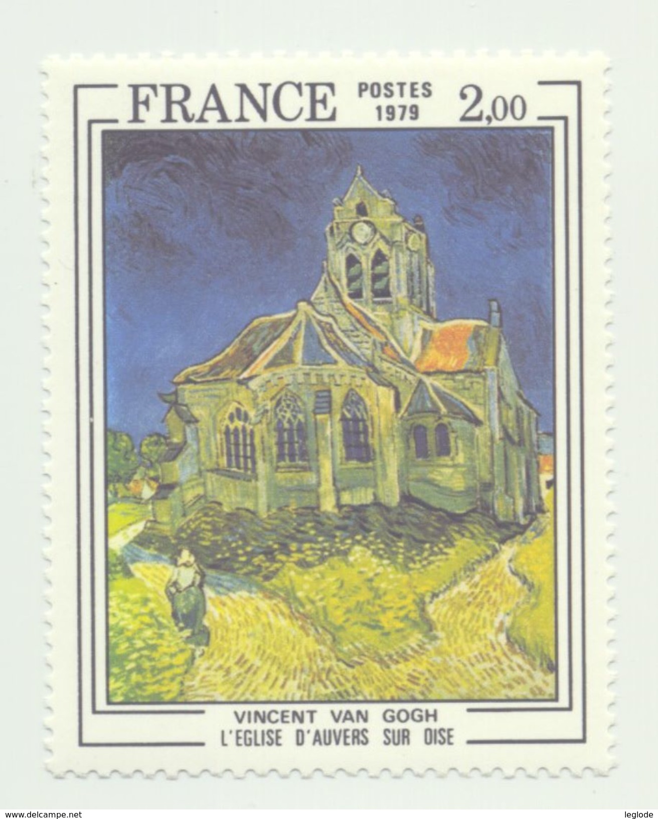 2054- Série Artistique - L'Eglise D'Auvers S/Oise De Van Gogh   (1979) - Ungebraucht