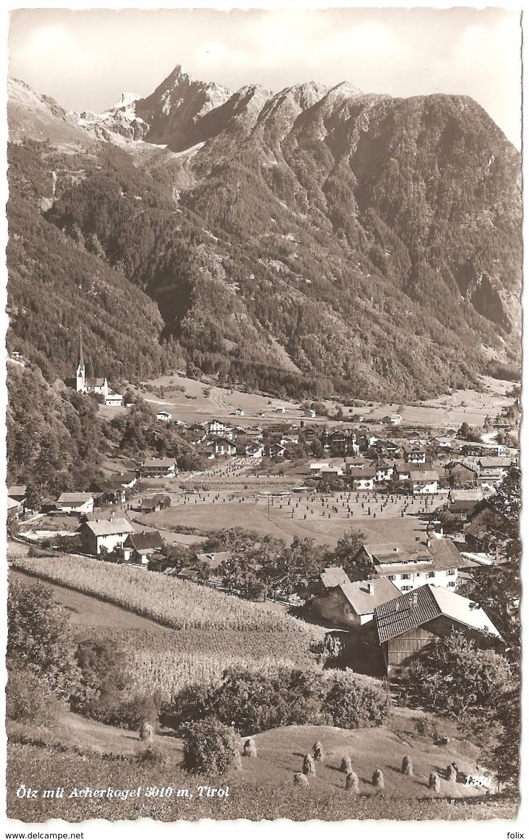 Ötz - Ötz Mit Acherkogel 3010 M Tirol - Verlag Chizzali - Panorama - Oetz