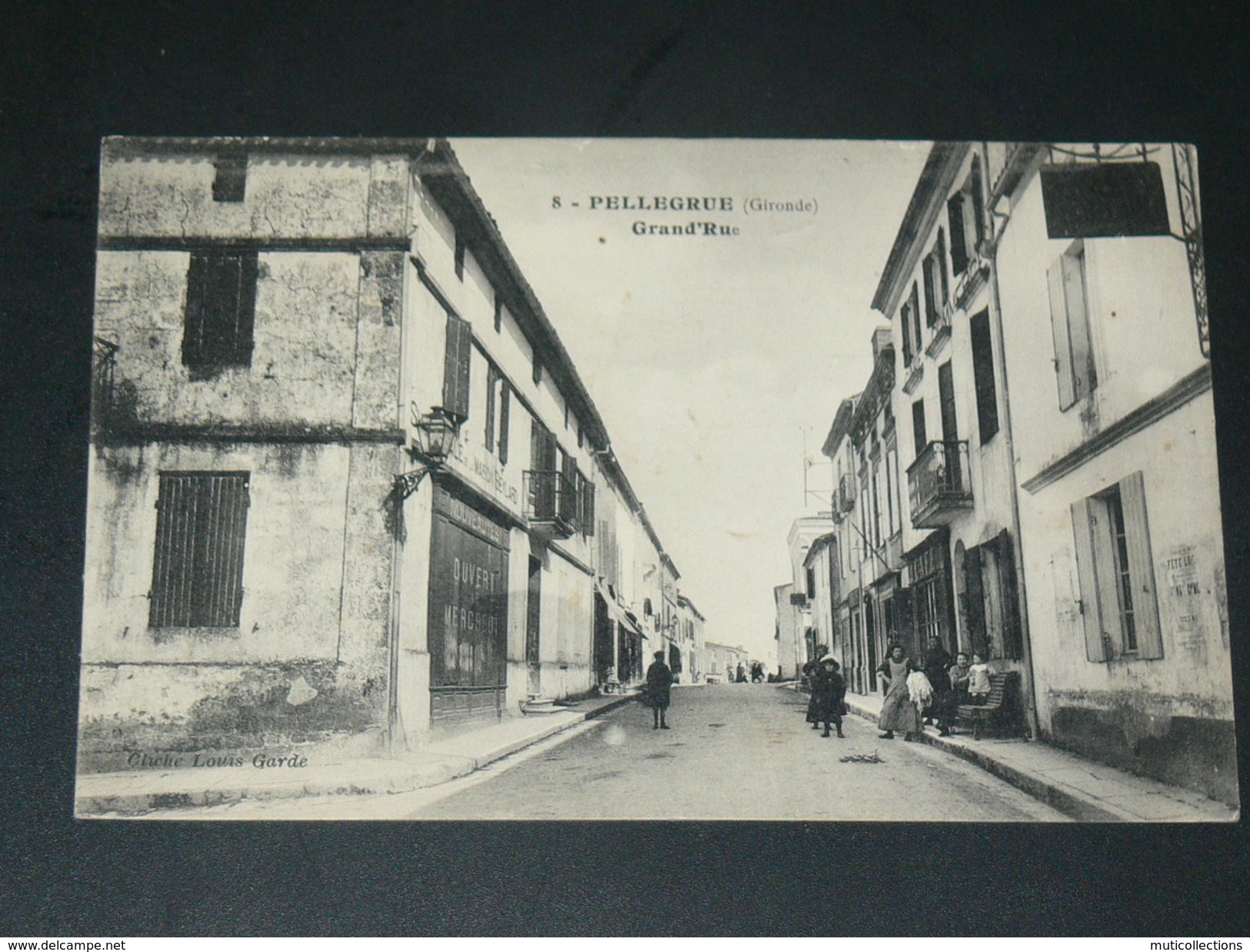 PELLEGRUE / ARDT LANGON 1910 / LA GRAND RUE  / CIRC  NON / EDIT - Autres & Non Classés