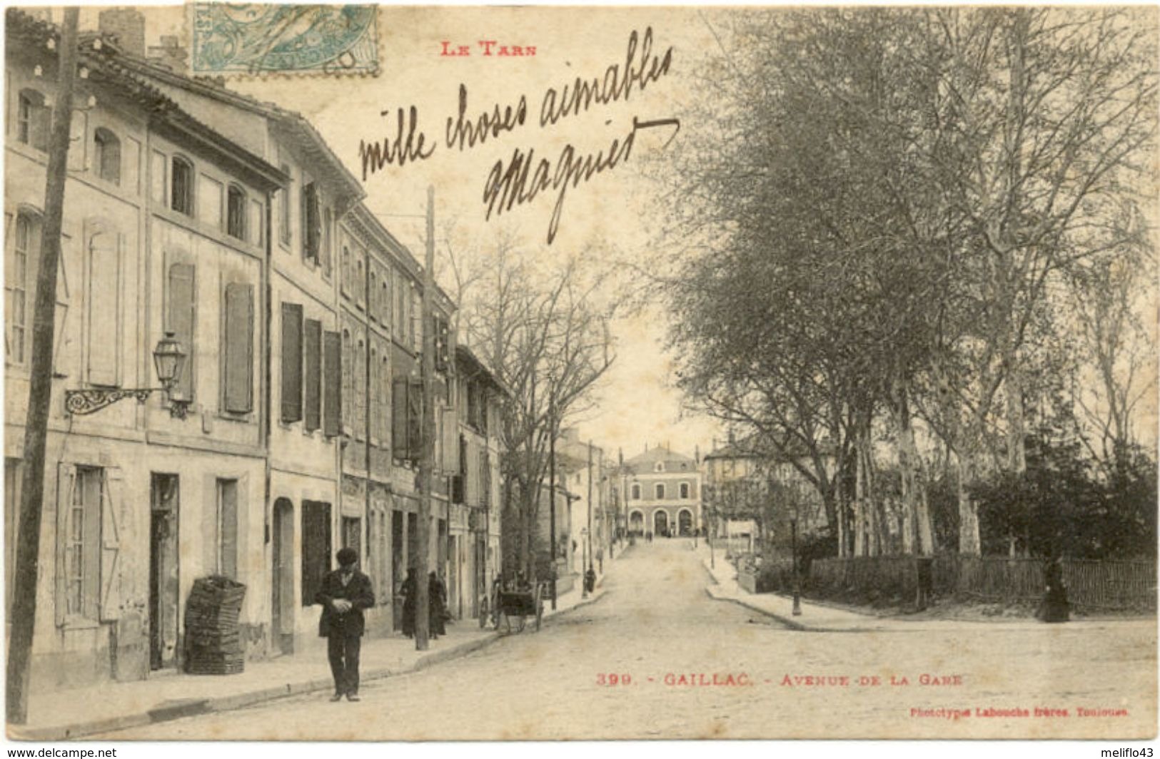 81/ CPA A - Gaillac - Avenue De La Gare - Gaillac