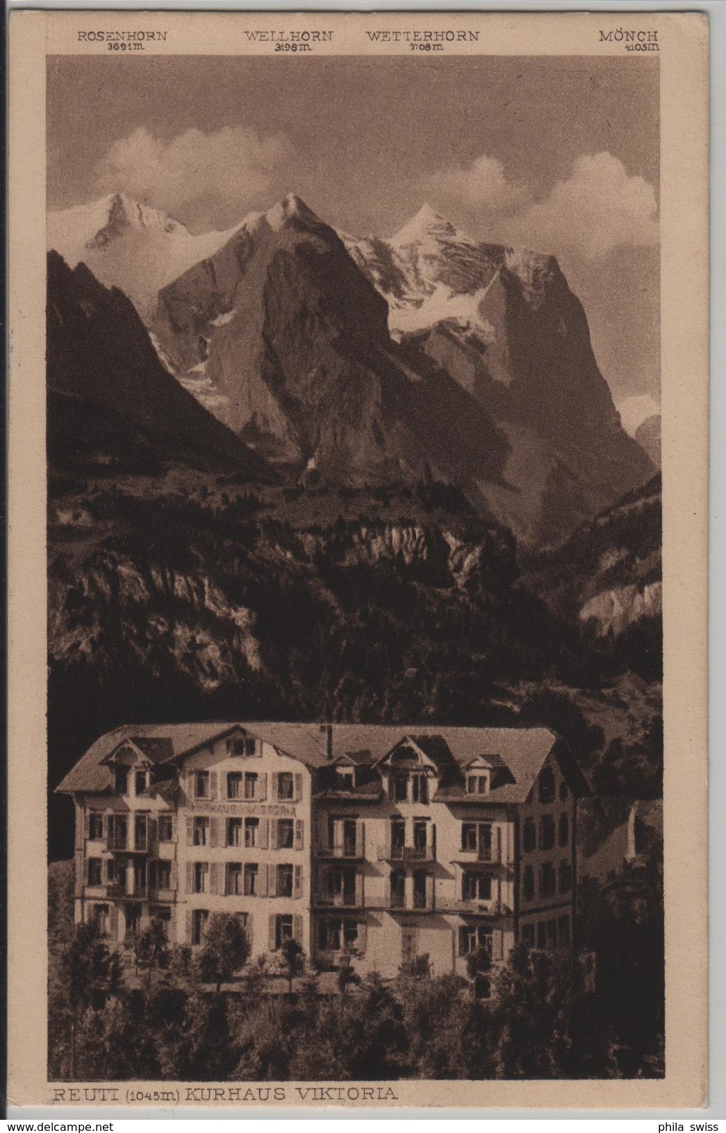 Reuti Hasleberg - Kurhaus Viktoria - Photoglob - Hasle Bei Burgdorf