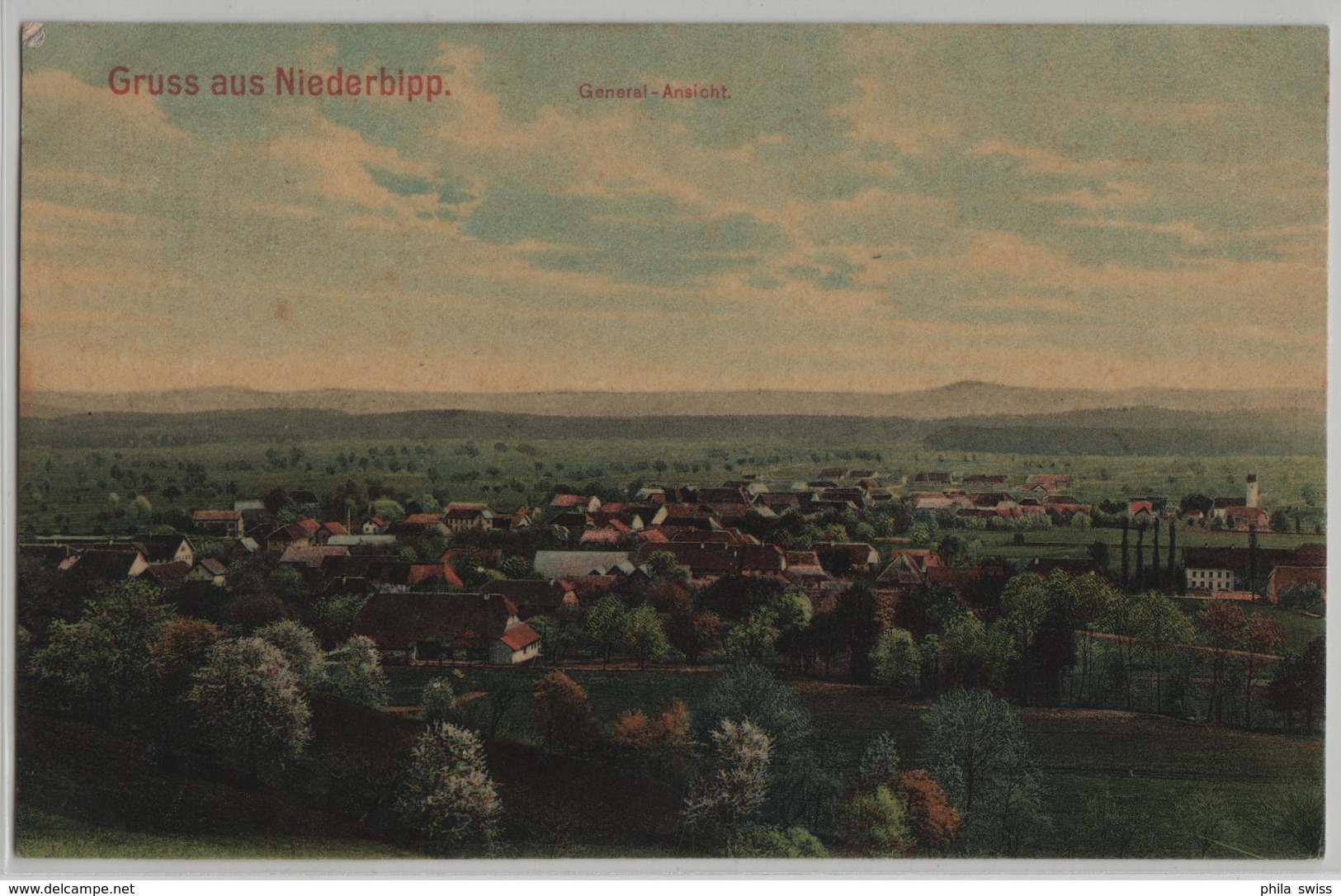 Gruss Aus Niederbipp - Generalansicht - Photo: Alfred Wyss - Altri & Non Classificati