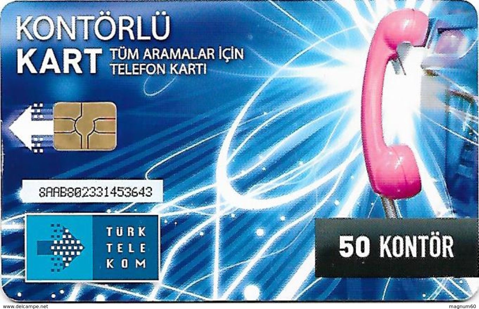 TURQUIE  50 KONTOR - Turquie