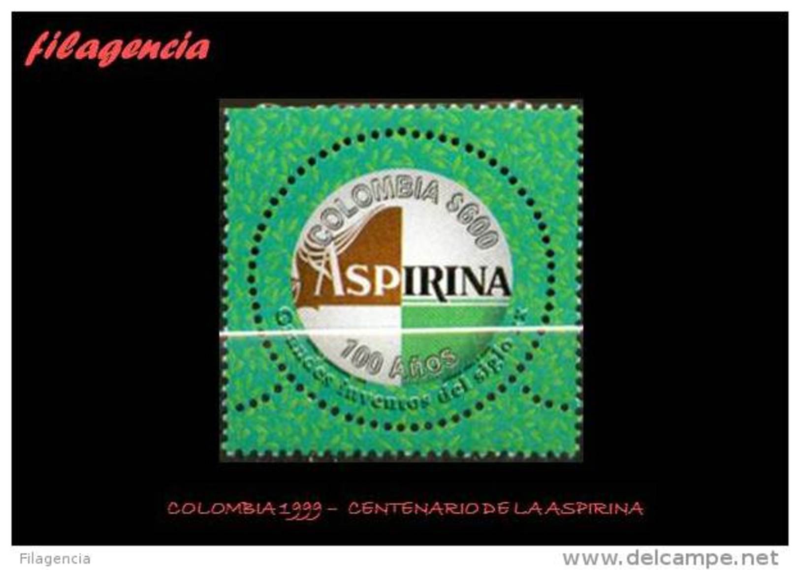 AMERICA. COLOMBIA MINT. 1999 CENTENARIO DE LA ASPIRINA - Colombia