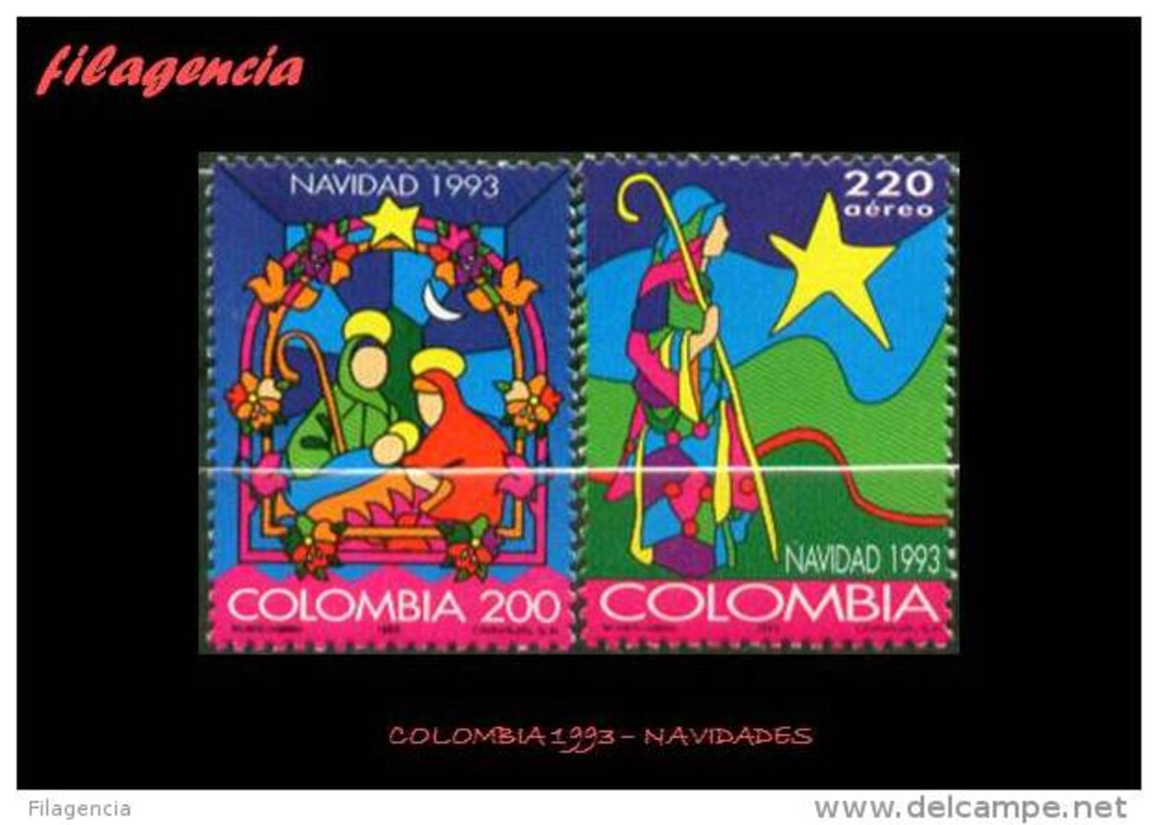 AMERICA. COLOMBIA MINT. 1993 NAVIDADES - Colombia