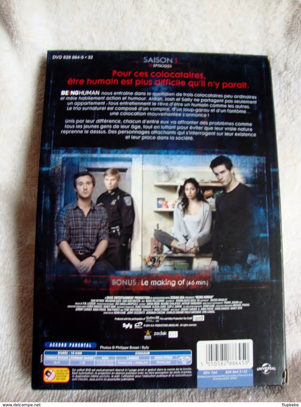 Dvd Zone 2 Being Human - Saison 1 (2011)  Vf+Vostfr - Séries Et Programmes TV