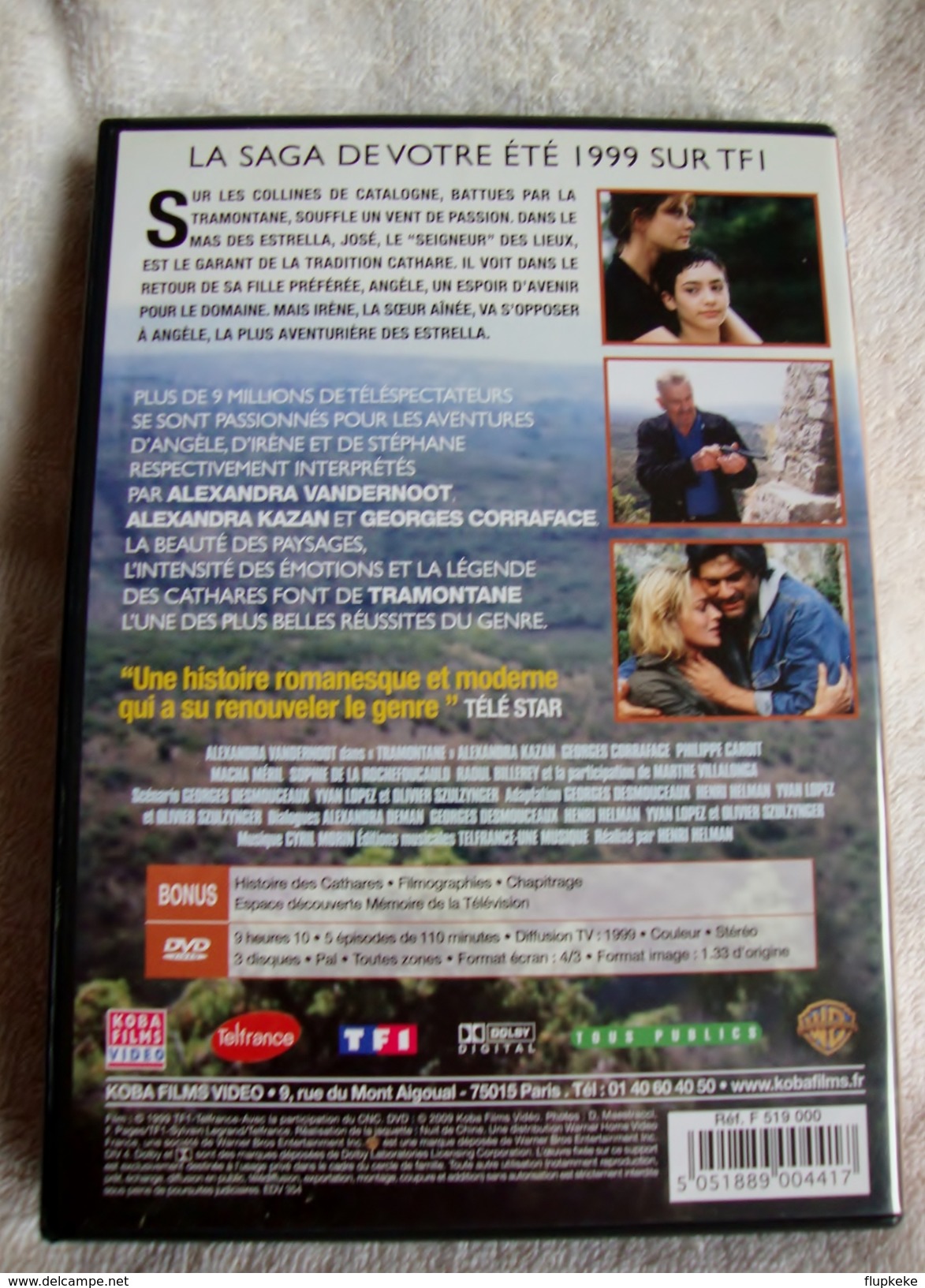 Dvd Zone 2 Tramontane Intégrale (1999)  Vf - Séries Et Programmes TV