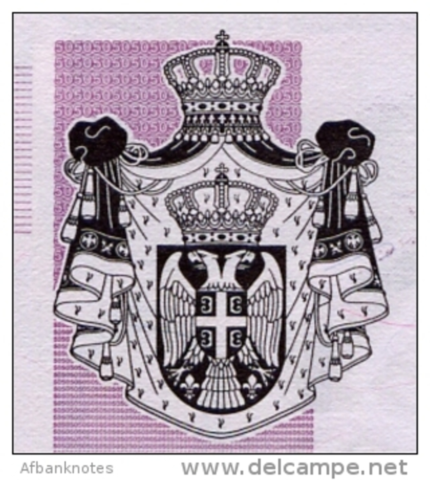 SERBIA       50 Dinara      P-56a       2011       UNC - Servië