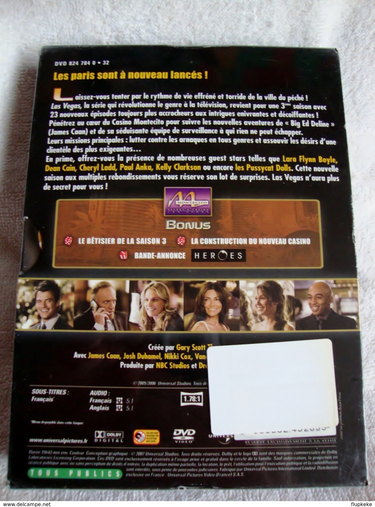 Dvd Zone 2 Las Vegas - Saison 3 (2005) Vf+Vostfr - Séries Et Programmes TV