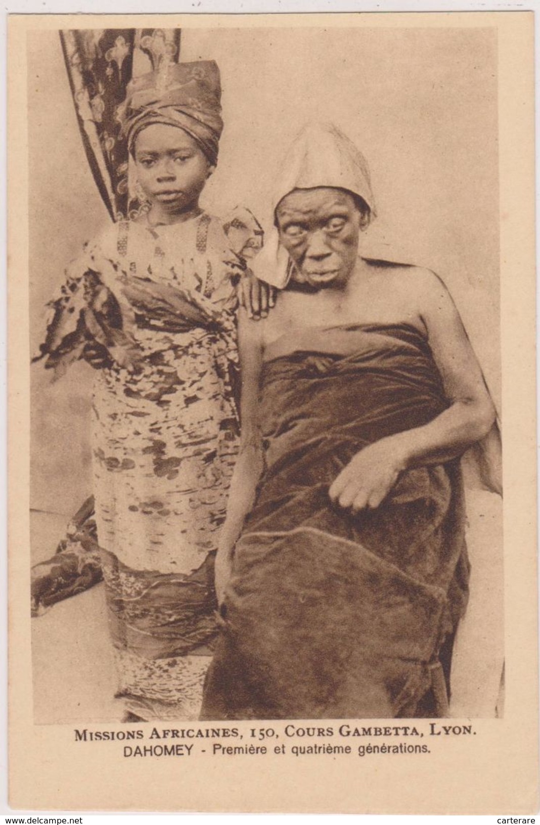 AFRIQUE DAHOMEY,danhomé 1900,sud Est Bénin Actuel,royaume Africain,femme Centenaire,quatrième Génération - Dahome