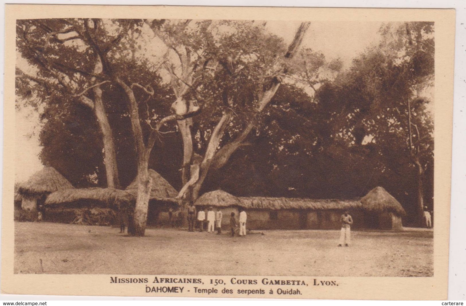 AFRIQUE DAHOMEY,danhomé 1900,sud Est Bénin Actuel,royaume Africain,Temple Des Serpents Ouidah,rare - Dahome